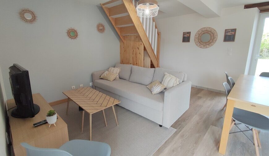 Gîte Scandinave, Le salon